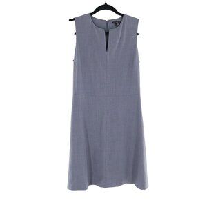 Theory Miyani Edition Dress Womens 2 Gray Wool‎ Classic Minimalist Preppy Work